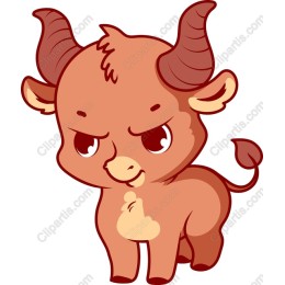 Playful Baby Bull