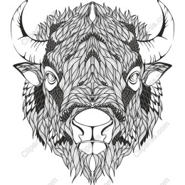 Intricate Bison