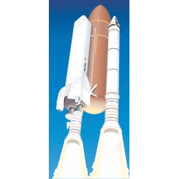 Dynamic Space Shuttle Launch