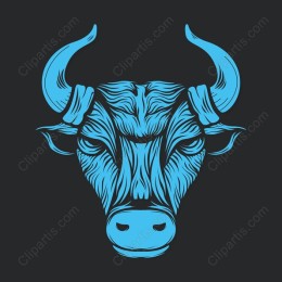 Vibrant Bull Head