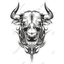 Intricate Bull Head