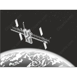 Futuristic Space Station
