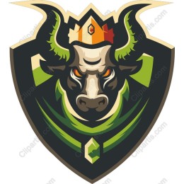 Fierce Bull Crown Emblem
