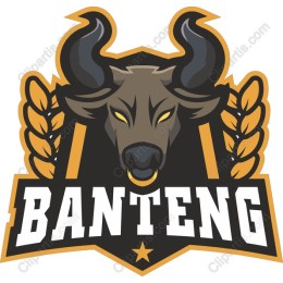 Banteng Bull Emblem