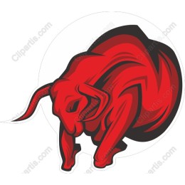 Fierce Red Bull