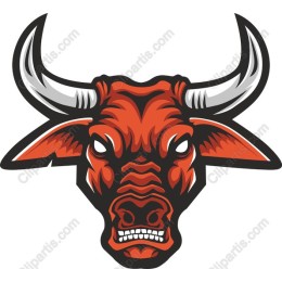 Fierce Bull Head