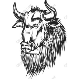 Fierce Bull Head