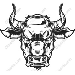 Fierce Bull Head