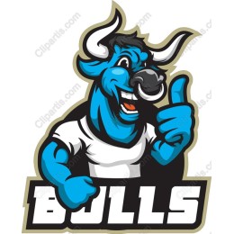 Energetic Blue Bull