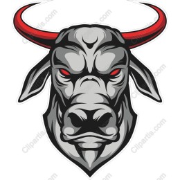 Fierce Bull Head