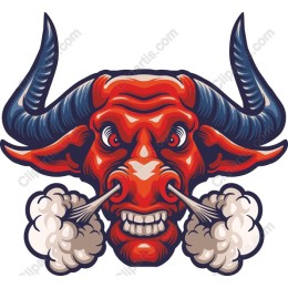 Fierce Bull Head