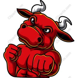 Fierce Red Bull