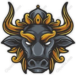 Majestic Bull Head