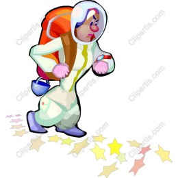 Clown Astronaut