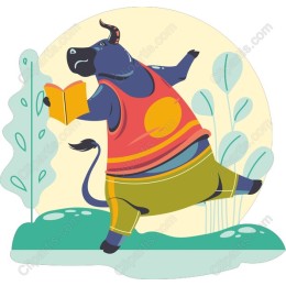 Joyful Bull Reading