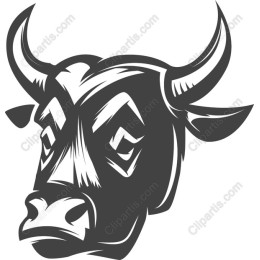 Bold Cow Head