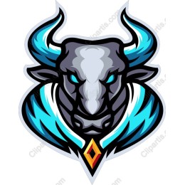 Blue Horned Bull