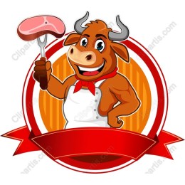 Cheerful Bull Cooking