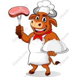 Cheerful Bull Chef