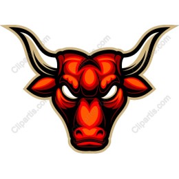 Fierce Bull Head