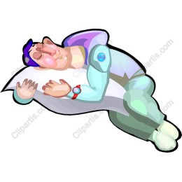 Sleeping Astronaut