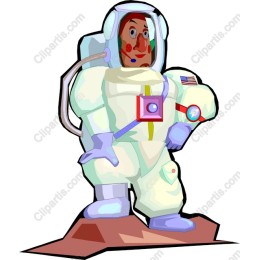 Cheerful Astronaut