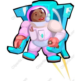 Cheerful Astronaut