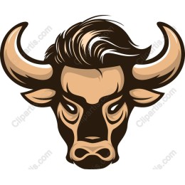 Stylized Bull Emblem