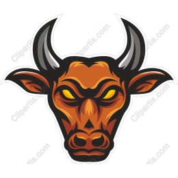 Fierce Bull Head