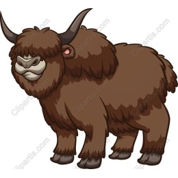 Cartoon Yak