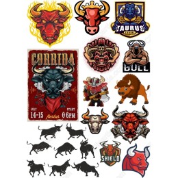 Bull-Themed Bundle - Clipart Collection