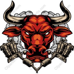 Fierce Bull Head