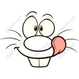 Happy Cartoon Animal Face