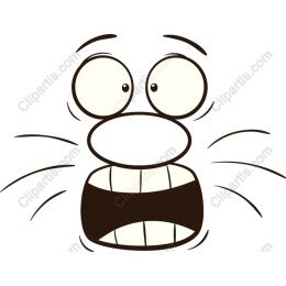 Startled Cartoon Expression