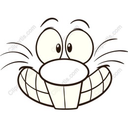 Cheerful Cartoon Face