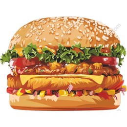 Vibrant Burger