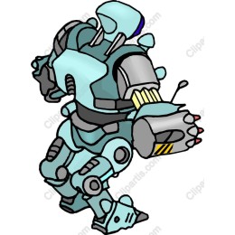 Futuristic Robot Digital