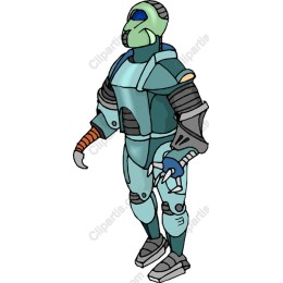 Futuristic Armored Character