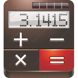 Classic Calculator Featuring Pi (3.1415)