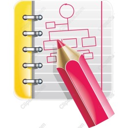 Creative Notepad and Pencil