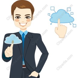 Cloud Computing Businessman