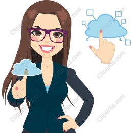 Professional Businesswoman Cloud