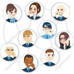 Diverse Professionals Communication