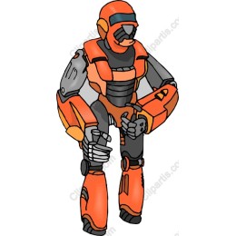 Futuristic Robotic Character