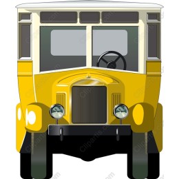 Vintage Yellow Classic Vehicle