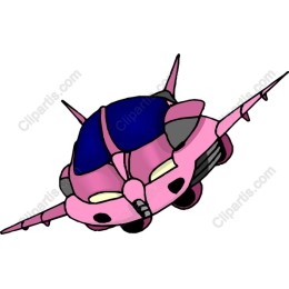 Futuristic Pink Vehicle