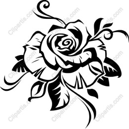 Elegant Black Rose
