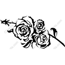 Elegant Black Rose