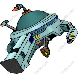 Futuristic Spaceship - Playful for Creative Projects