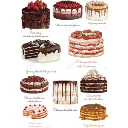 Delicious Cake Clipart Bundle - Yum!